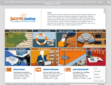 Tablet Screenshot of jugend.landtag-bz.org